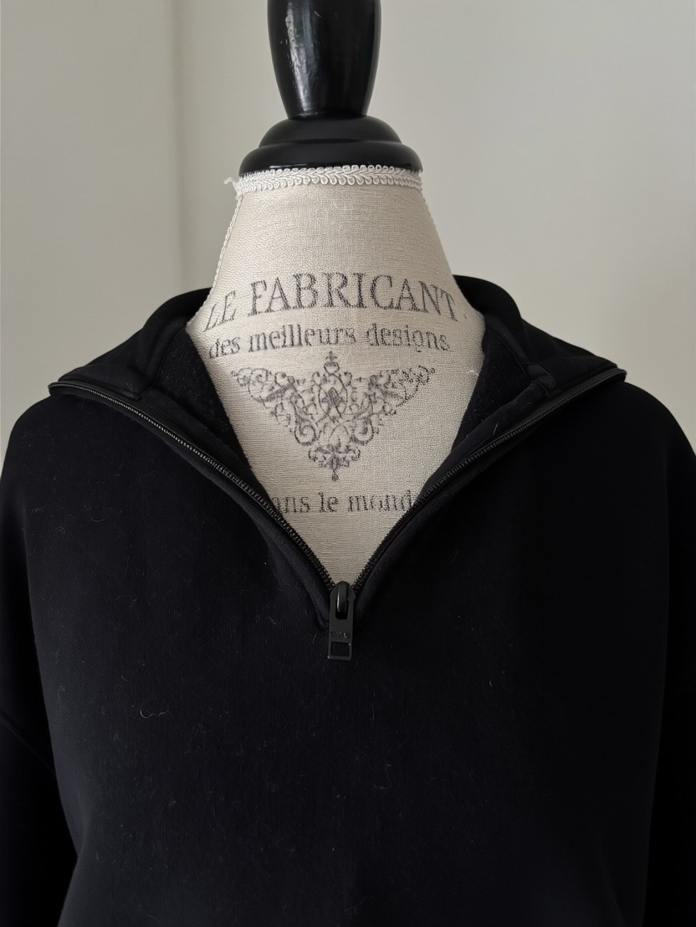 TNA Black Women’s Half-Zip Sweater - Picture 5 of 8